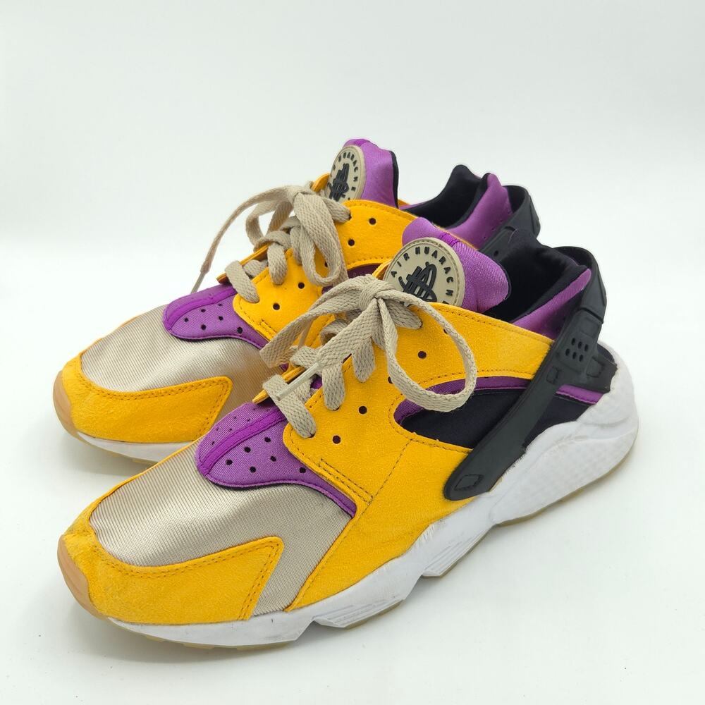 Nike Air Huarache University Gold Women's Size 10 Purple Yellow FD9782-900 XENI